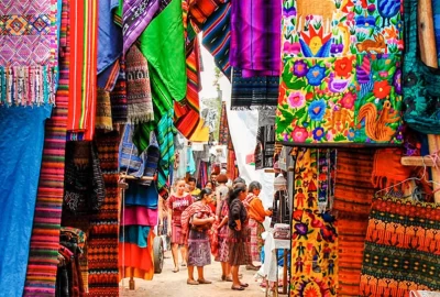 The colorfull Chichicastenango market